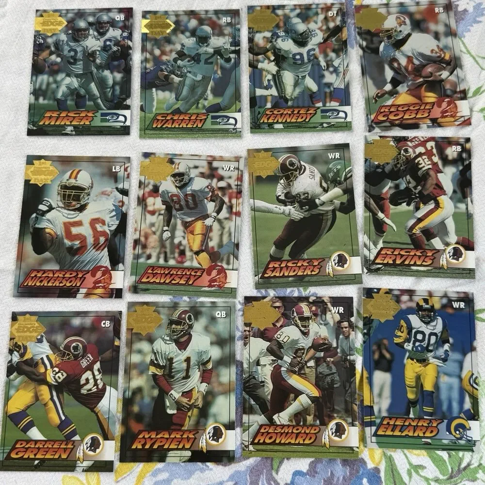 1994 Collectors Edge Football 250 Card Lot NM Barry Sanders John Elway Aikman